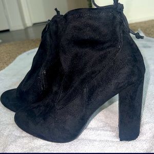 Black Ankle Wedges